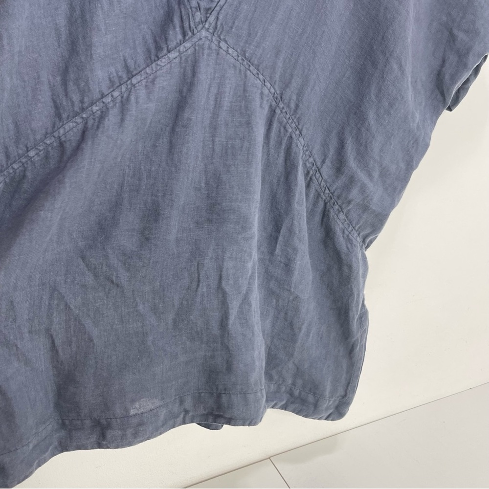 Grizas Linen Tunic Pockets navy blue - Picture 6 of 7